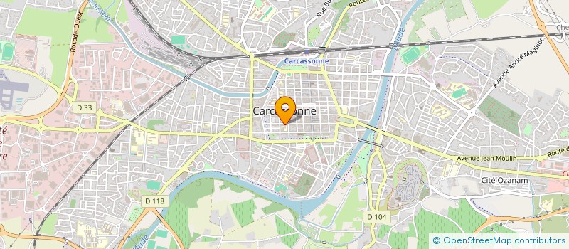 localisation de l'entreprise UNION CARCASSONNAISE DES ORGANISMES DE GESTION DES ETABLISSEMENTS CATHOLIQUES à CARCASSONNE