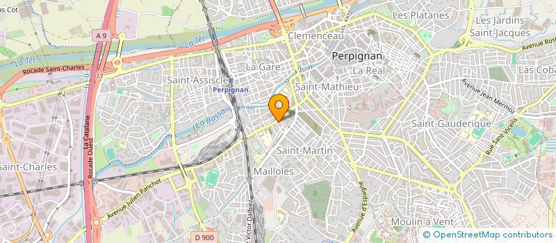 localisation de l'entreprise UNION CATALANE MAISONS JEUNES ET CULTUR  PERPIGNAN