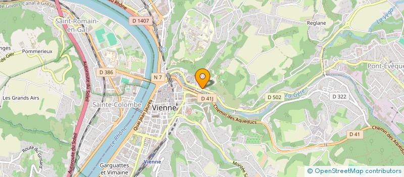 localisation de l'entreprise UNION CHARGEURS ET TRANSPORTEUR EUROPEEN à VIENNE