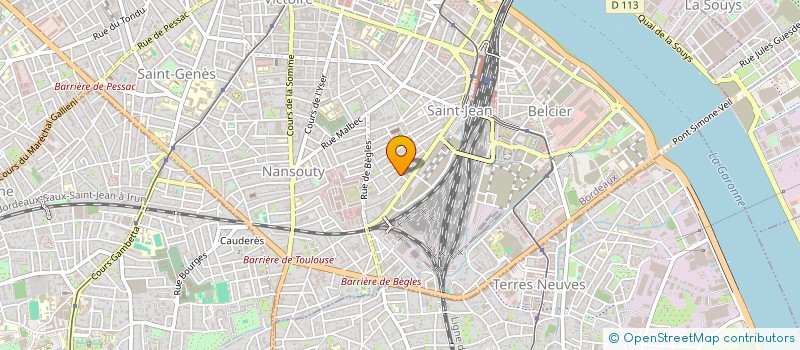 localisation de l'entreprise UNION CHIMIE AQUITAINE CFDT à BORDEAUX