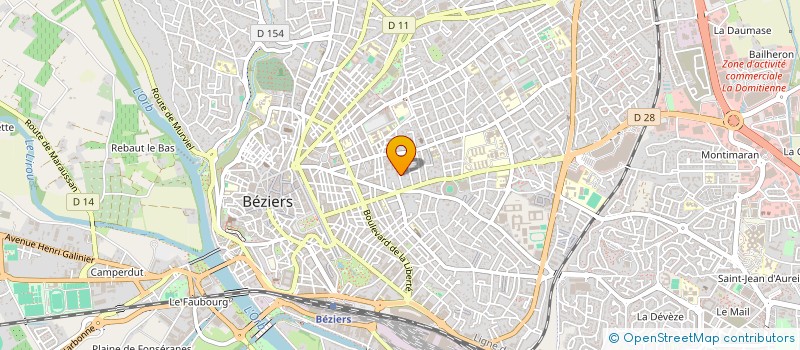 localisation de l'entreprise UNION CHIMIQUE à BEZIERS