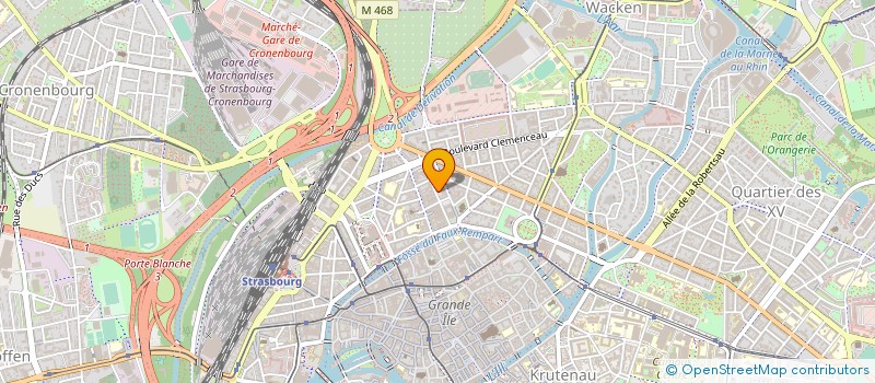 localisation de l'entreprise UNION CHRETIEN JEUNES GENS à STRASBOURG