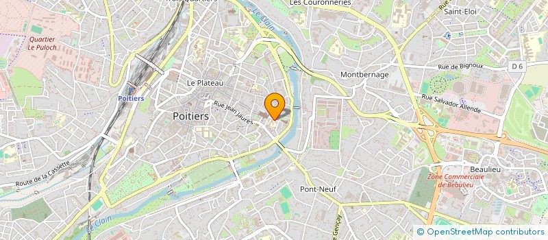 localisation de l'entreprise UNION CHRETIENNE à POITIERS