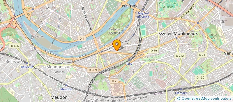 localisation de l'entreprise UNION CITY CAR UCC à ISSY-LES-MOULINEAUX