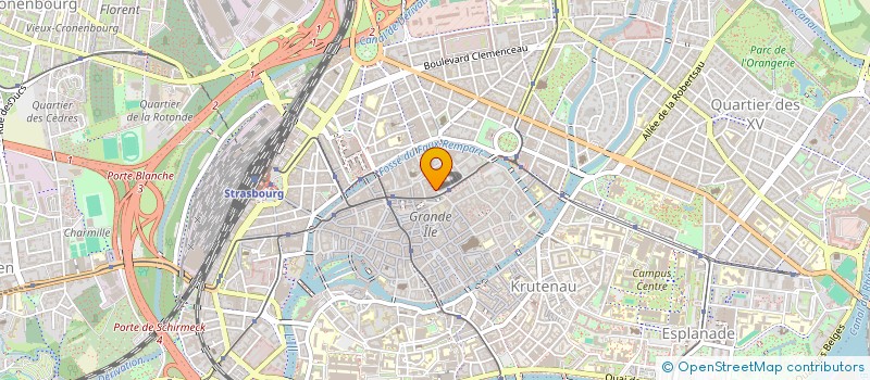 localisation de l'entreprise UNION CLERCS ET EMPLOYES NOT à STRASBOURG