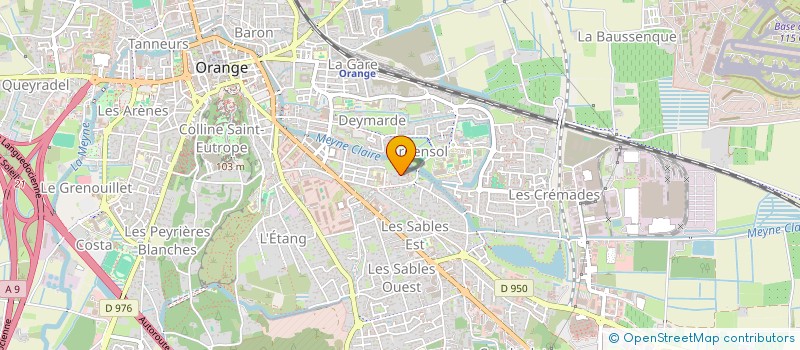 localisation de l'entreprise UNION CLOTURE à ORANGE