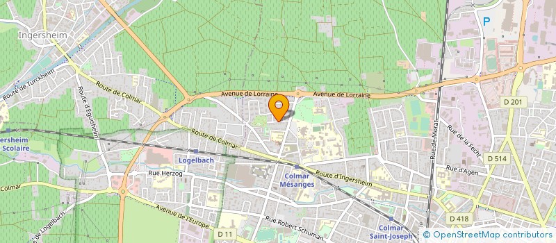 localisation de l'entreprise UNION COLMAR QUILLES  COLMAR