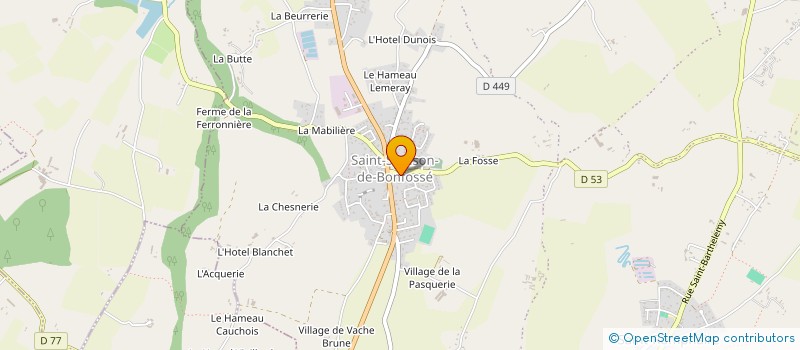 localisation de l'entreprise UNION COMBATTANTE DE CANISY  CANISY