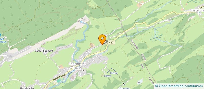 localisation de l'entreprise UNION COMBATTANTS AFRIQUE NORD  FONCINE-LE-HAUT