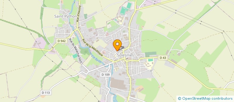 localisation de l'entreprise UNION COMBATTANTS DE SOLESMES à SOLESMES