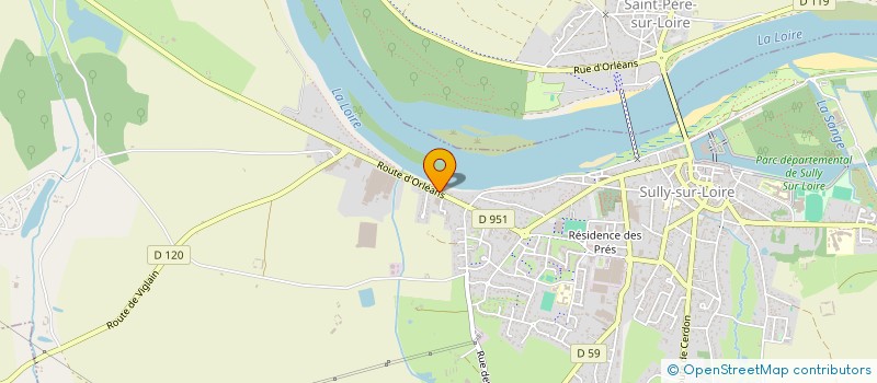 localisation de l'entreprise UNION COMBATTANTS DU LOIRET à SULLY-SUR-LOIRE