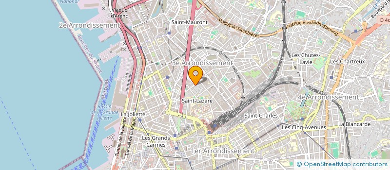 localisation de l'entreprise UNION COMITE SOCIAL DES DOUANES EN PCE à MARSEILLE