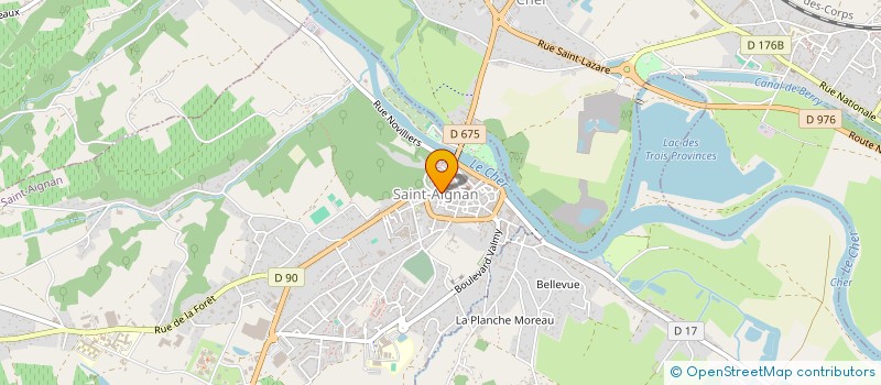 localisation de l'entreprise UNION COMMERC ARTISAN INDUSTRI à SAINT-AIGNAN