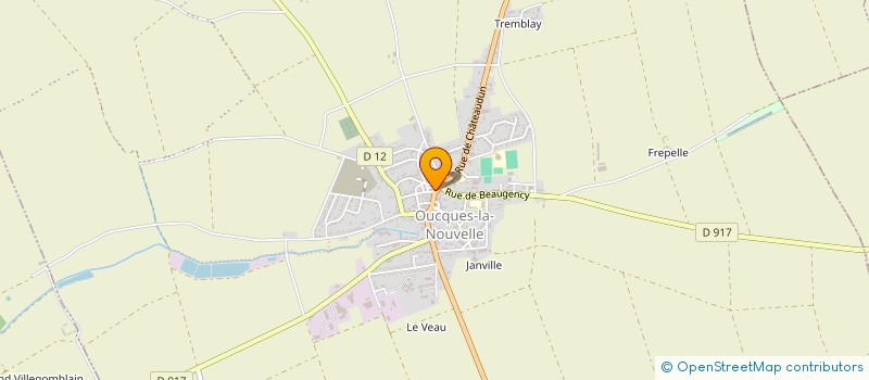 localisation de l'entreprise UNION COMMERC ARTISANALE INDUSTR SERVICE  OUCQUES LA NOUVELLE