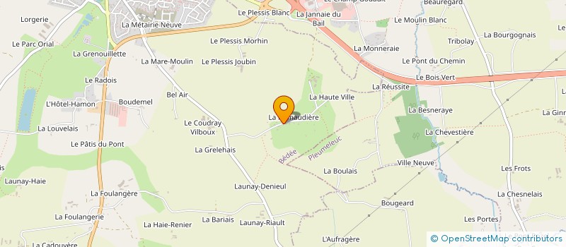 localisation de l'entreprise UNION COMMERCANT ARTISAN BEDEE à BEDEE