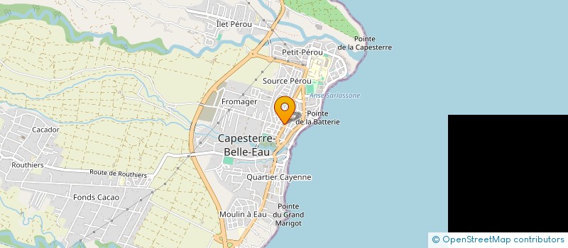 localisation de l'entreprise UNION COMMERCANT ARTISAN CAPESTERRE B.E à CAPESTERRE-BELLE-EAU