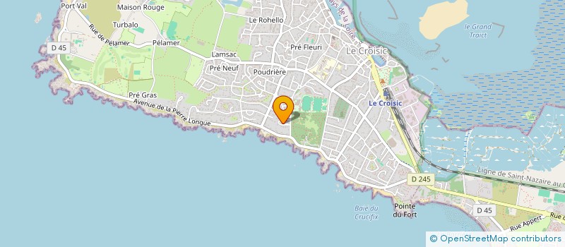 localisation de l'entreprise UNION COMMERCANTS ARTISANS PLC CROISIC  LE CROISIC