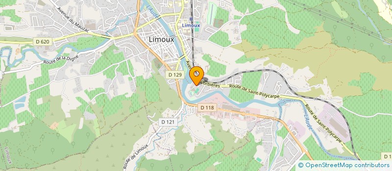 localisation de l'entreprise UNION COMMERCANTS ET ARTISANS DE LIMOUX à LIMOUX