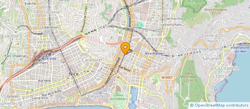 localisation de l'entreprise UNION COMMERCANTS ET PROFESS AV REPUBLIQ à NICE