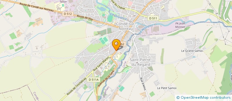 localisation de l'entreprise UNION COMMERCANTS INDUSTRIELS ARTISANS  CONDE-EN-NORMANDIE