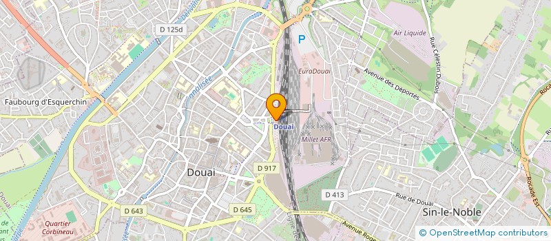 localisation de l'entreprise UNION COMMERCANTS ORIG POLONAI  DOUAI