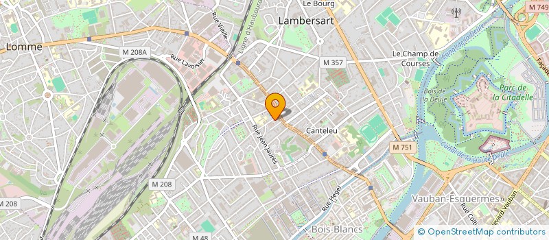 localisation de l'entreprise UNION COMMERCANTS RUE NEUVE à LILLE