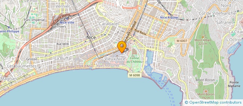 localisation de l'entreprise UNION COMMERCANTS VIEUX NICE à NICE