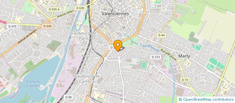 localisation de l'entreprise UNION COMMERCIALE ARTISANALE NUNGESSER  VALENCIENNES