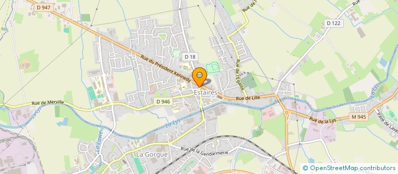 localisation de l'entreprise UNION COMMERCIALE ARTISANALE PRESTATAIRES DE SERVICE ESTAIRES  ESTAIRES