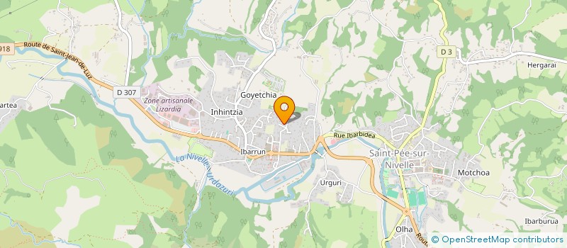 localisation de l'entreprise UNION COMMERCIALE DES ARTISANS COMMERCANTS ET PRESTATAIRES DE SERVICE DE SAINT PEE  SAINT-PEE-SUR-NIVELLE