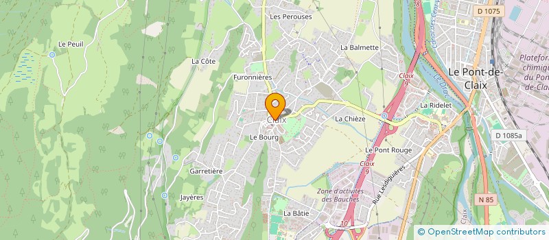 localisation de l'entreprise UNION COMMERCIALE DU BOURG DE CLAIX à CLAIX