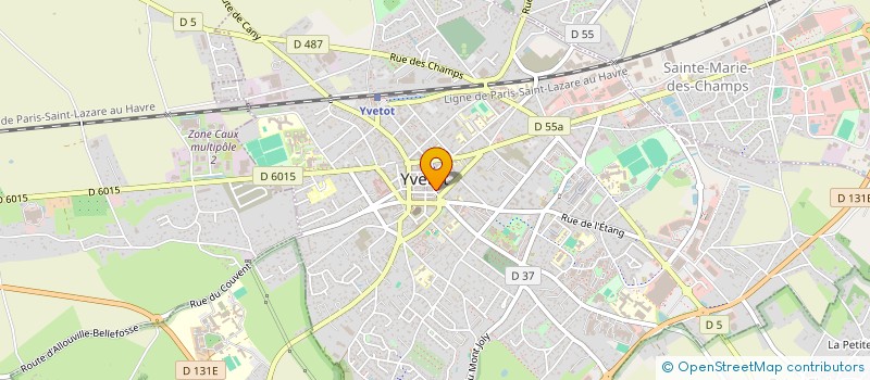 localisation de l'entreprise UNION COMMERCIALE ET ARTISANALE à YVETOT