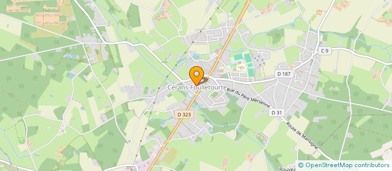 localisation de l'entreprise UNION COMMERCIALE ET ARTISANALE DE LA COMMUNAUTE DE COMMUNE SUD SARTHE  YVRE-LE-POLIN