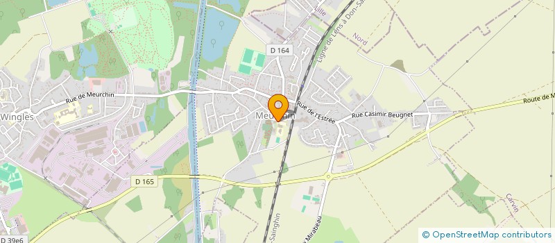 localisation de l'entreprise UNION COMMERCIALE ET ARTISANALE DE MEURCHIN  MEURCHIN