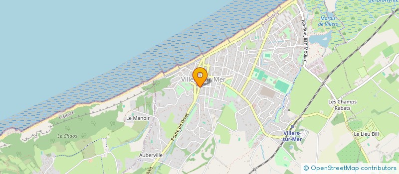 localisation de l'entreprise UNION COMMERCIALE, INDUSTRIELLE ET ARTISANALE DE VILLERS SUR MER  VILLERS-SUR-MER
