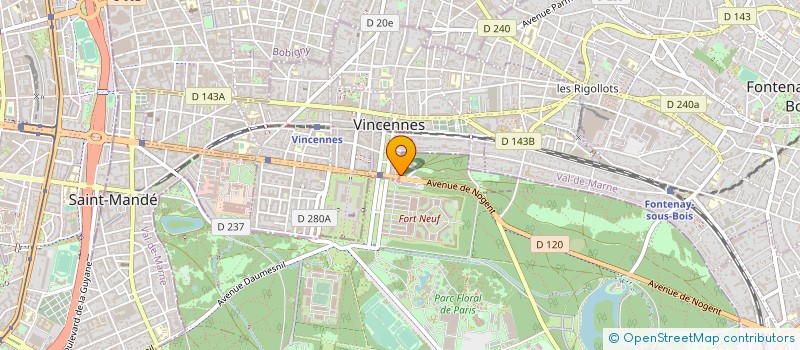localisation de l'entreprise UNION COMMERCIALE INDUSTRIELLE VINCENNES à VINCENNES