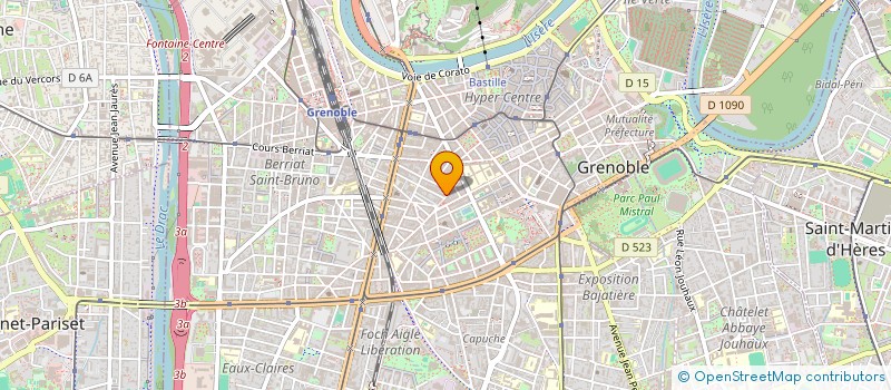 localisation de l'entreprise UNION COMMERCIALE QUARTIER CHAMPIONNET à GRENOBLE