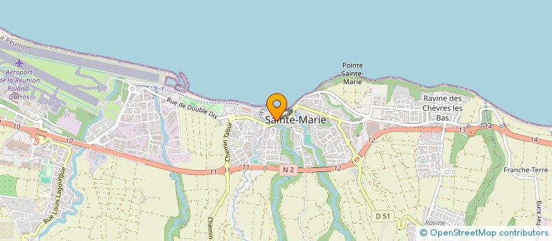 localisation de l'entreprise UNION COMMUNALE DES COMBATTANTS ET SOLDATS DE FRANCE à SAINTE-MARIE