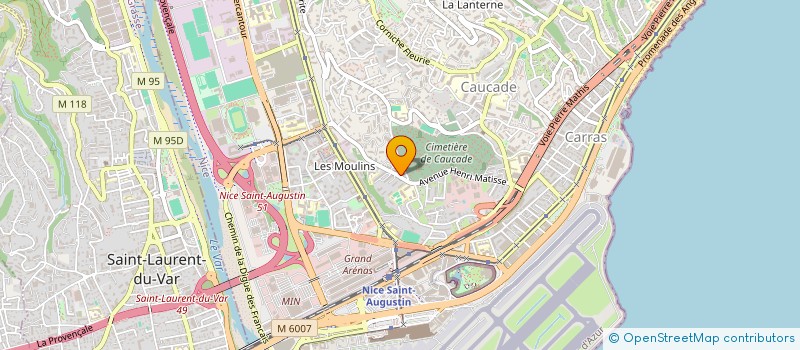 localisation de l'entreprise UNION COMPAGNIE EXPERT JUDICIAIRE DES ALPES MARITIMES ET SUD EST à NICE