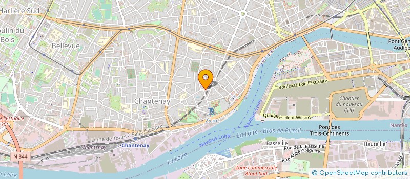localisation de l'entreprise UNION COMPAGNONNIQUE à NANTES