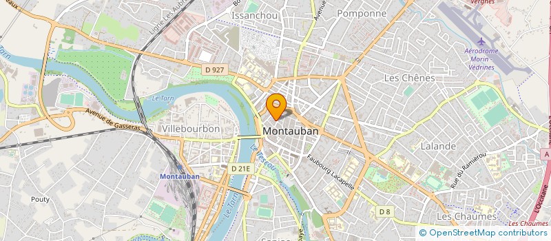 localisation de l'entreprise UNION COMPAGNONNIQUE DES COMPAGNONS DU TOUR DE FRANCE DES DEVOIRS UNIS (SECTION LOCALE DE MONTAUBAN)  MONTAUBAN
