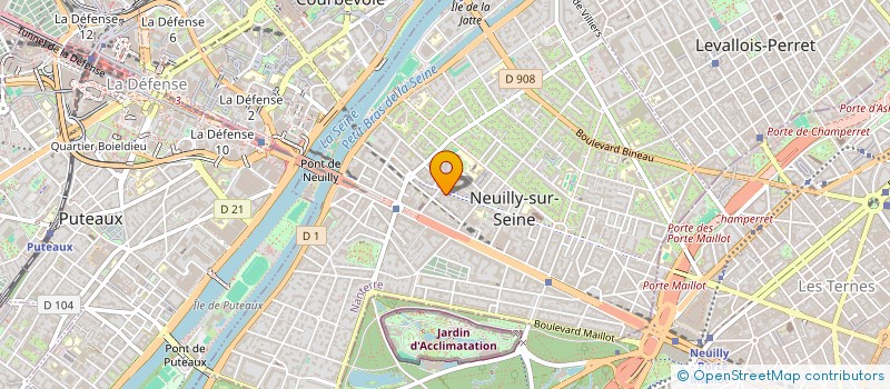localisation de l'entreprise UNION CONCEPTION ARCHITECTURE ET DESIGN à NEUILLY-SUR-SEINE