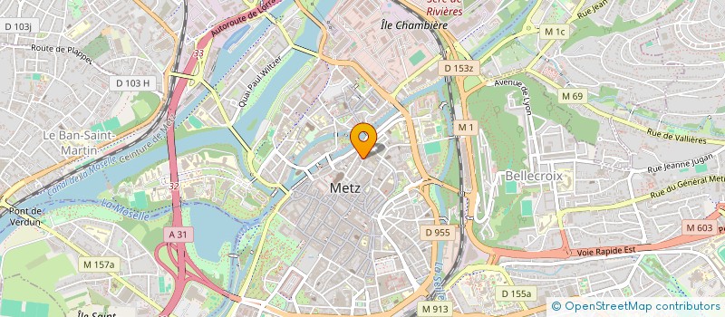 localisation de l'entreprise UNION CONFEDEREE FO METALLURGIE à METZ
