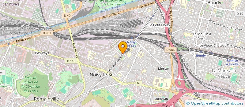 localisation de l'entreprise UNION CONSERVAT SEINE ST DENIS à NOISY-LE-SEC