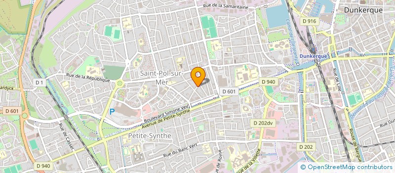 localisation de l'entreprise UNION CONSOMMABLE ET INFORMATIQUE à DUNKERQUE