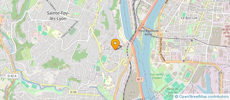 localisation de l'entreprise UNION CONTRE LE GASPILLAGE ET LA PRECARITE à LA MULATIERE