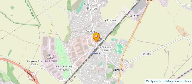 localisation de l'entreprise UNION COOP AGRICOL ILE FRANCE NORD OUEST à LOUVRES