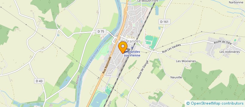 localisation de l'entreprise UNION COOP AGRICOLE VIENNE ANJOU  INGRANDES