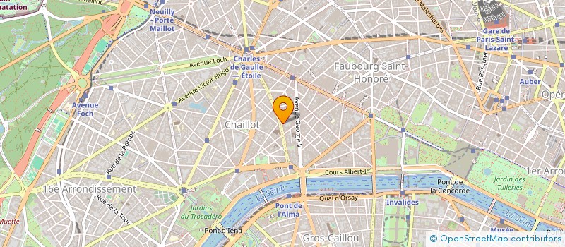 localisation de l'entreprise UNION CORPORATIVE COULEUR  PARIS