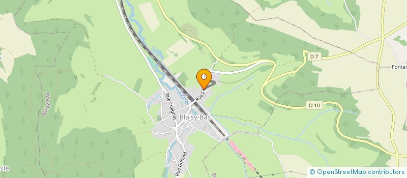 localisation de l'entreprise UNION COTE-D'ORIENNE DES ANCIENS COMBATTANTS ET VICTIMES DE LA GUERRE SECTION BLAISY-BAS  BLAISY-BAS